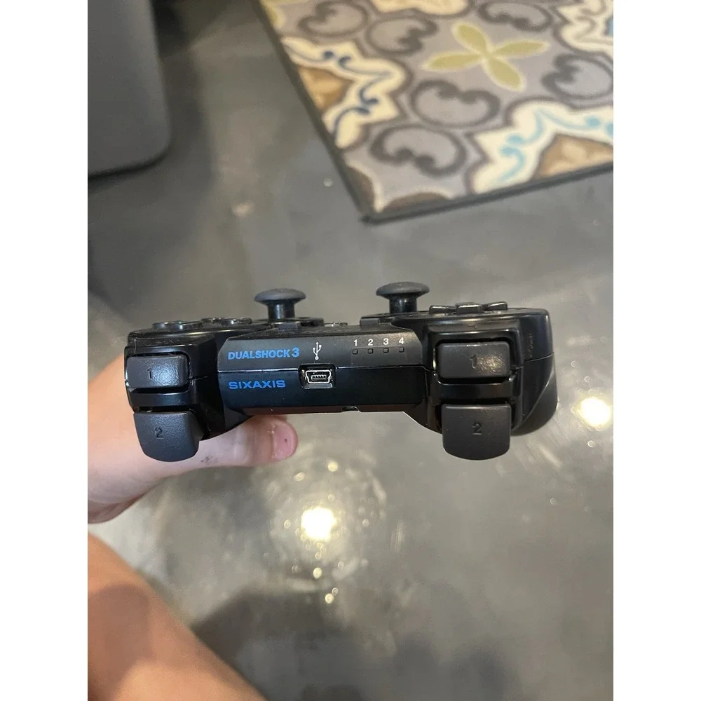 Sony PlayStation 3 DualShock 3 Sixaxis Controller, Black Ps3